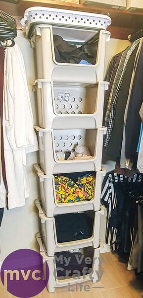 DIY Laundry Sorter Dresser