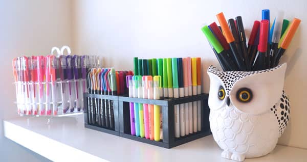 How to Organize Pens, Pencils, and Markers